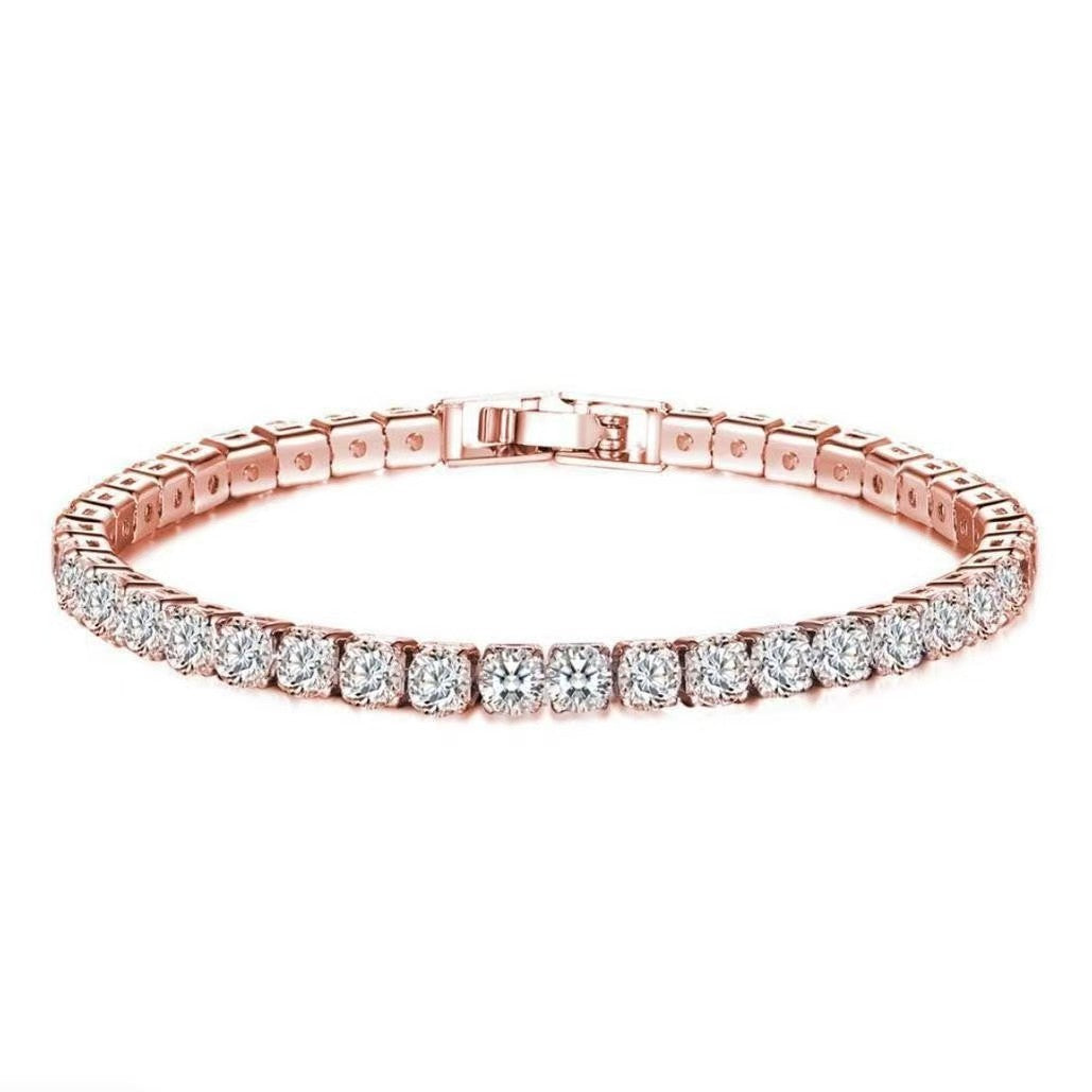 European and American Hip-Hop 4.0 Zircon Bracelet