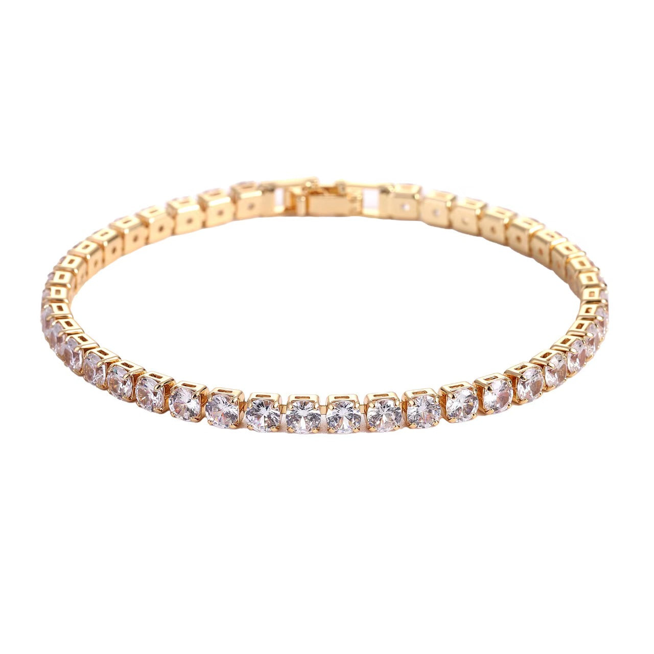 European and American Hip-Hop 4.0 Zircon Bracelet